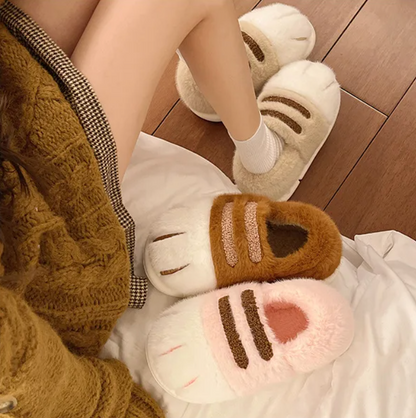 🐱 WarmyKitty™ Chaussons Chauffants Doux 🔥